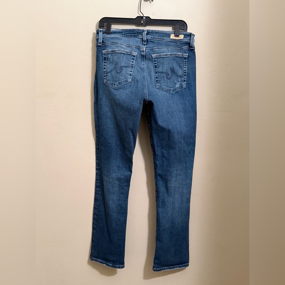 AG Adriano Goldschmied Mari High Rise Slim Straight Jeans Size 32 Premium Denim
